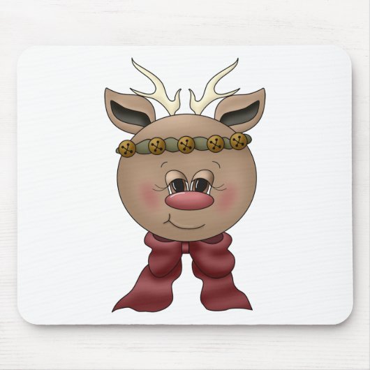 Tapis De Souris Cute Reindeer (Devant)