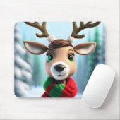 Tapis De Souris Cute Reindeer (Avec souris)