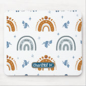 Tapis De Souris Cute Retro Boho Celestial Motif Work School (Devant)