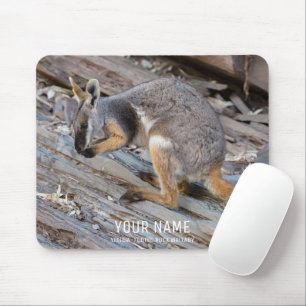 Tapis De Souris Cute Rock Wallaby Animal Wildlife Australie