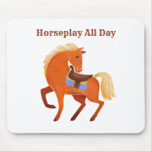 Cute Rustic Brown Nom du cheval Personnalisé