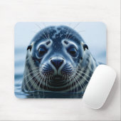 Tapis De Souris Cute Seal Close up (Avec souris)