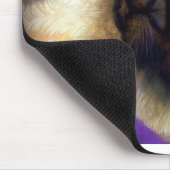 Tapis De Souris Cute Siamese Chat Peinture Animal Art (Coin)