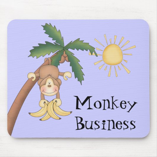 Tapis De Souris Cute singe (Devant)