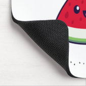 Tapis De Souris Cute Smiling Kawaii Watermelon (Coin)