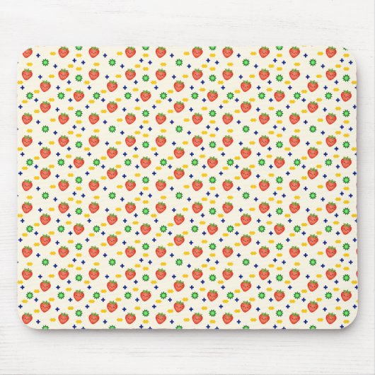 Tapis De Souris Cute Strawberry Pattern (Devant)