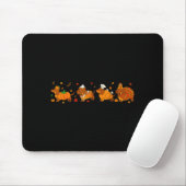 Tapis De Souris Cute Thanksgiving Dachshund Dogs Fall Gobble Prepp (Avec souris)