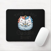 Tapis De Souris Cute Unicorn Couple Snuggle This Is My Cuddle  (Avec souris)