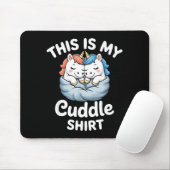 Tapis De Souris Cute Unicorn Couple Snuggle This Is My Cuddle  (Avec souris)