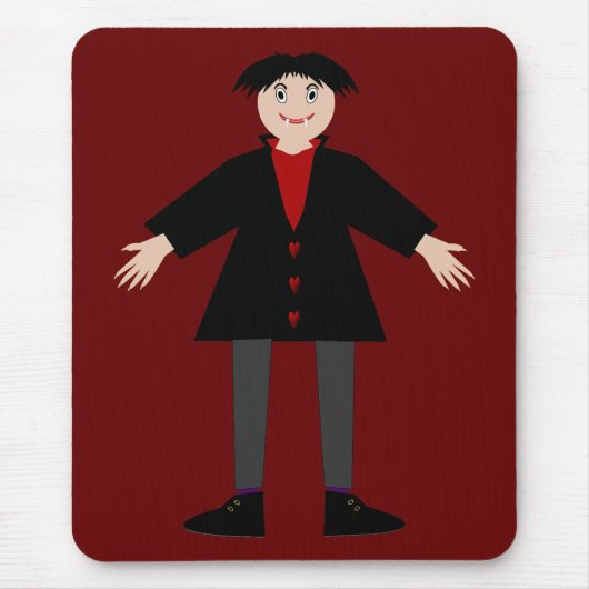 Tapis De Souris Cute Vampire Halloween (Devant)