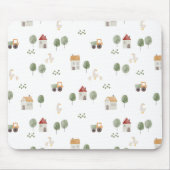 Tapis De Souris Cute Watercolor Farm Pattern (Devant)