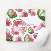 Tapis De Souris Cute Watercolor Watermelon (Avec souris)