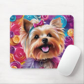 Tapis De Souris Cute Yorkie Mousepad (Avec souris)