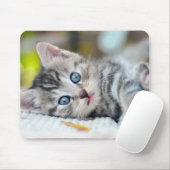 Tapis De Souris Cutest Baby Animals | Kitten With Blue Eyes (Avec souris)