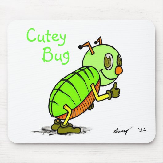 Tapis De Souris Cutey Bug Mousepad (Devant)