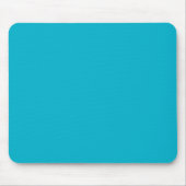 Tapis De Souris CYAN BLEU (couleur solide) ~ (Devant)