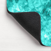 Tapis De Souris Cyan Crumpled Texture (Coin)
