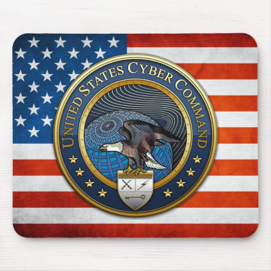 Tapis De Souris Cyber-commandement américain (Devant)