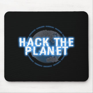 Tapis De Souris CYBER HACK THE PLANET ordinateur, defcon, hack, ha
