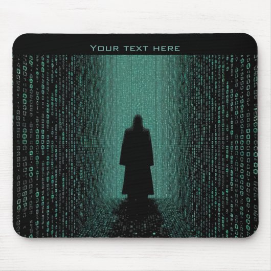 Tapis De Souris Cyber Matrix Corridor – Digital Realm (Devant)