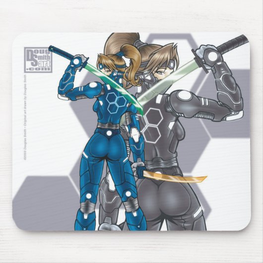 Tapis De Souris Cyber Ninja Mousepad (Devant)