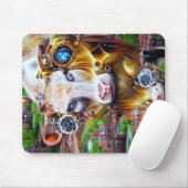 Tapis De Souris Cyber-vache vapeur (Avec souris)