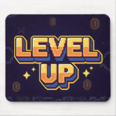 Tapis De Souris Cyberpunk Executive Neon Glowing Blue Grid (Devant)