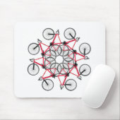 Tapis De Souris Cycle de bicyclette (Avec souris)
