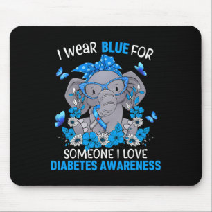 Tapis De Souris Cycle de vie diabétique Diabète Sensibilisation Ca