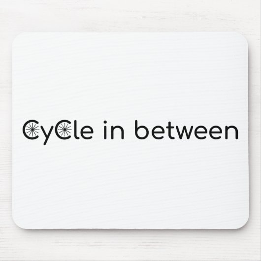 Tapis De Souris Cycle entre (Devant)