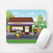Tapis De Souris Cycles Hootin' (Avec souris)