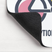 Tapis De Souris Cyclisme de texte personnalisé (Coin)