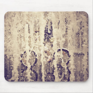 Tapis De Souris Cyclisme sous la pluie