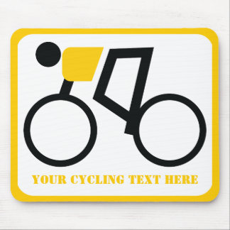 Tapis De Souris Cycliste à vélo sur mesure