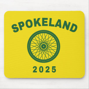 Tapis De Souris Cycliste californien Spokeland Oakland