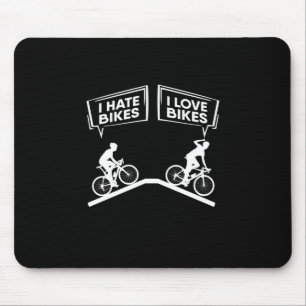 Tapis De Souris Cycliste I Love Bikes