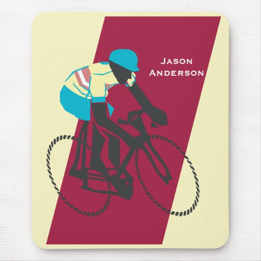 Tapis De Souris Cycliste n° 2 (Devant)