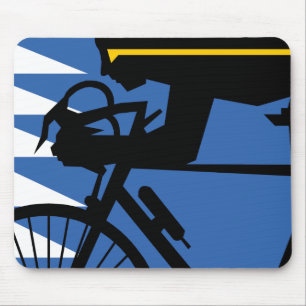 Tapis De Souris Cycliste Pop Art