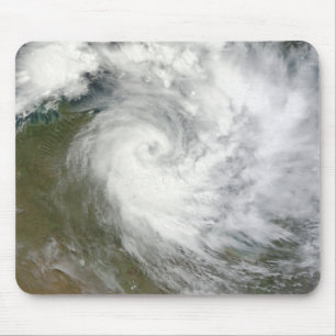 Tapis De Souris Cyclone tropical Paul au-dessus de l'Australie