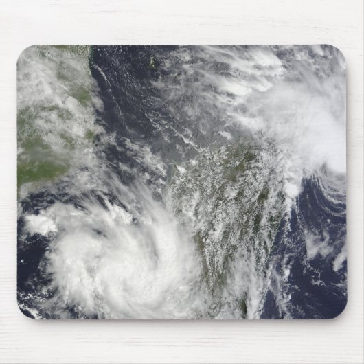 Tapis De Souris Cyclones tropicaux Eric et Fanele (Devant)