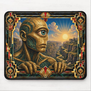 Tapis De Souris Cyclope, Art Déco Mythique