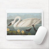 Tapis De Souris cygne audubon cygnes d'eau blanche (Avec souris)