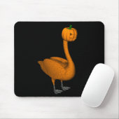 Tapis De Souris Cygne d'Halloween orange doux (Avec souris)