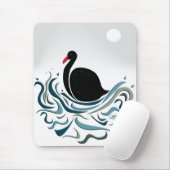 Tapis De Souris Cygne noir (Avec souris)