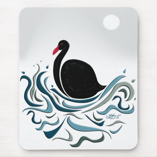Tapis De Souris Cygne noir (Devant)