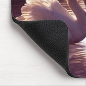 Tapis De Souris Cygnes affectueux formant un coeur (Coin)