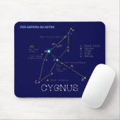 Tapis De Souris Cygnus de constellation de l'hémisphère nord (Avec souris)
