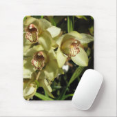 Tapis De Souris Cymbidium Orchidées mousepad (Avec souris)