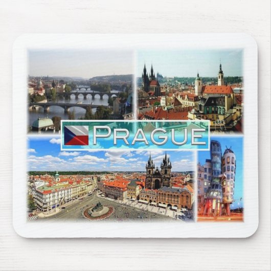 Tapis De Souris CZ République tchèque - Prague - Prag - Praha - Pr (Devant)