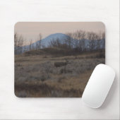 Tapis De Souris D12 Mule Deer Buck and Sweet Grass Hills (Avec souris)